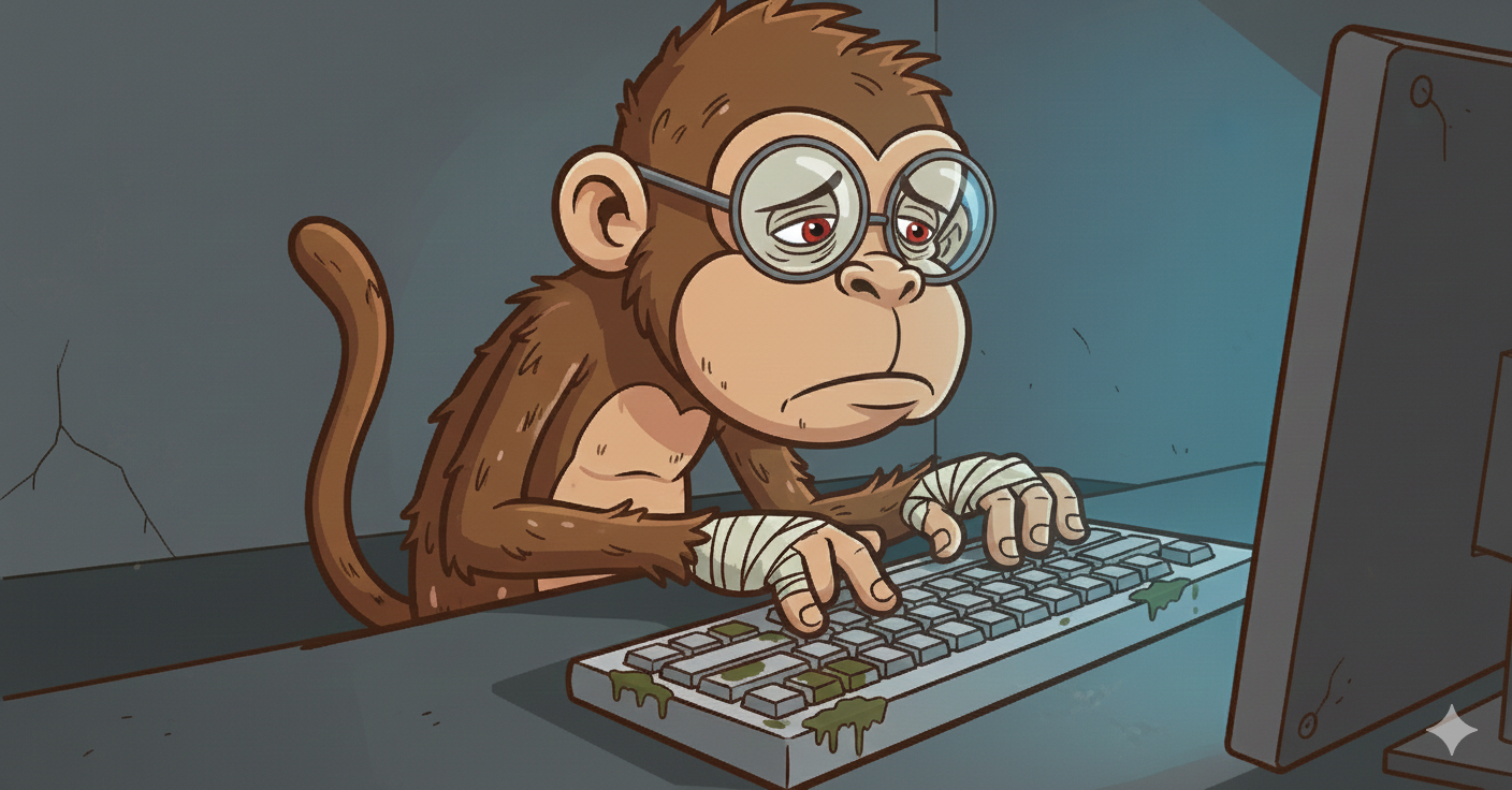 Tipp-Affe in Gefangenschaft